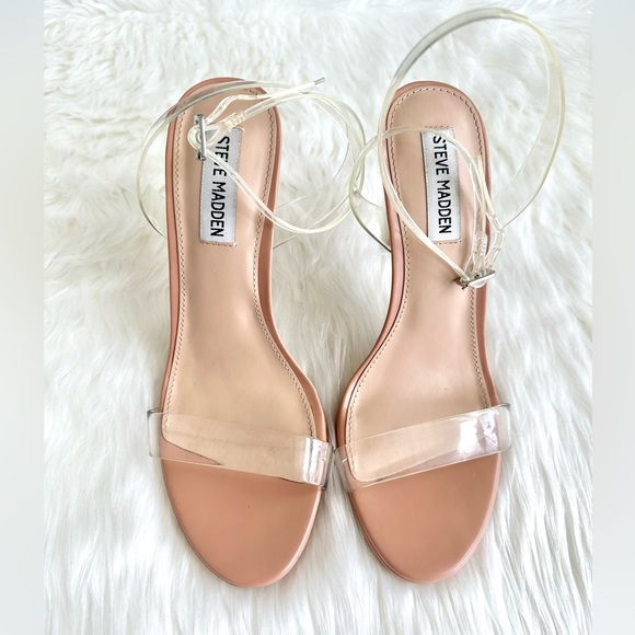 STEVE MADDEN CLEAR HEEL - Picture 1 of 13